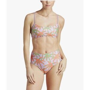Adidas Farm Rio Women's Multicolor Two Piece Bikini Swimsuit Purple Size S NWT